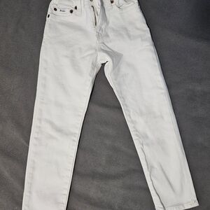 Polo by Ralph Lauren TODDLER's Slim White Jeans